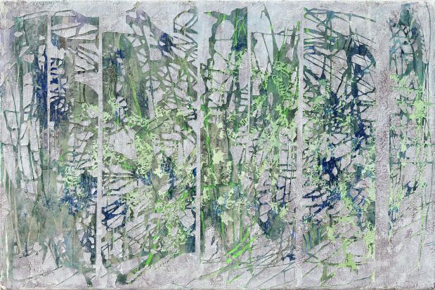 pigments on canvas